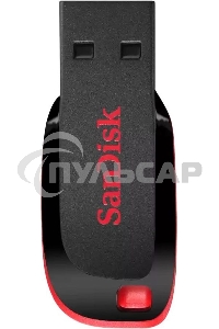 Флешка USB Sandisk 64 Gb Cruzer Blade SDCZ50-064G-B35 USB 2.0 черный/красный