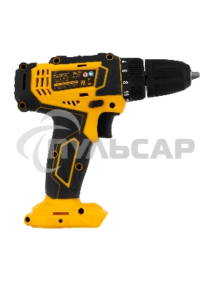 Дрель-шуруповерт Denzel CDL-18-0, Аккумуляторная, 18В, Без АКБ и ЗУ