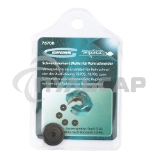 Режущий элемент (ролик) трубореза (арт.78705,78706),4,5х3х16мм,для резки труб из цв.металлов Gross Режущий элемент (ролик) трубореза (арт.78705,78706),4,5х3х16мм,для резки труб из цв.металлов Gross