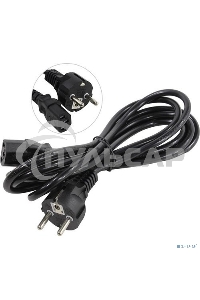 Кабель питания ExeGate Power PC-3P (Евровилка Schuko->С13) VDE-250V-3*0.75-CU, 10A, черный, 3м