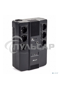 Источник бесперебойного питания SKAT-UPS 800 AI ИБП 220В 480Вт 1 АКБ 9А.ч внутр. меандр. стаб-ция напр-я. 6 выходов Бастион 452