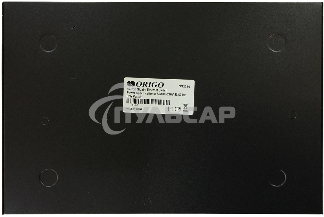 Коммутатор ORIGO Unmanaged Switch, 16x1000Base-T, 19 Rackmount Kit