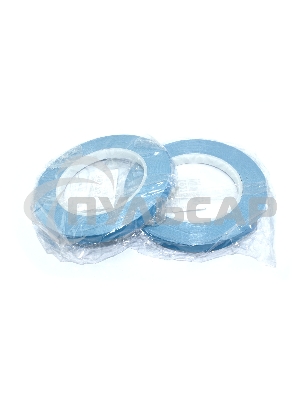 Термоскотч двусторонний 10 мм, 50 м 2 шт синий