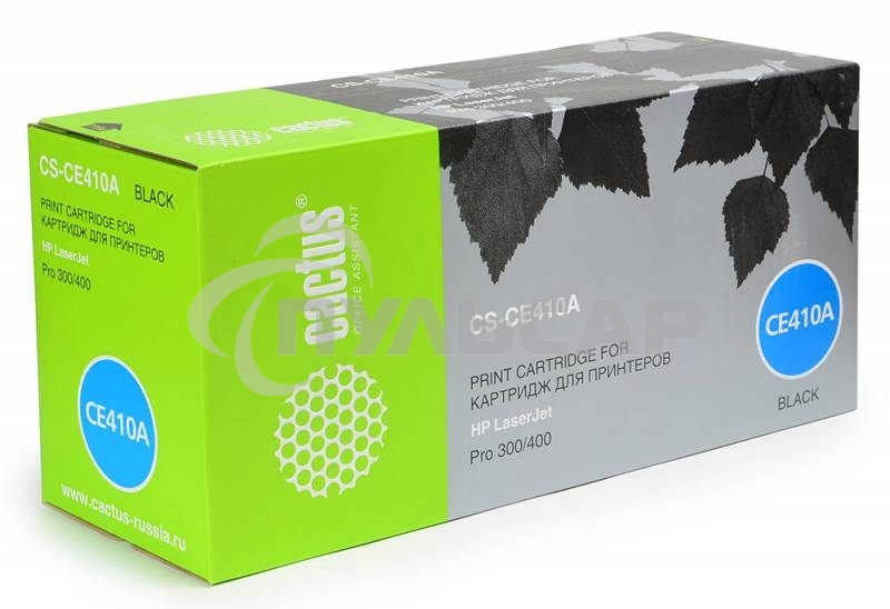 Картридж лазерный Cactus CS-CE410A черный (2200 стр.) для HP CLJ Pro 300 Color M351 /Pro 400 Color M451