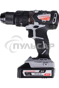 Дрель-шуруповерт ИНТЕРСКОЛ ДАУ-13/18В, Аккумуляторный, 18В, 2 АКБ, Ударный, Кейс