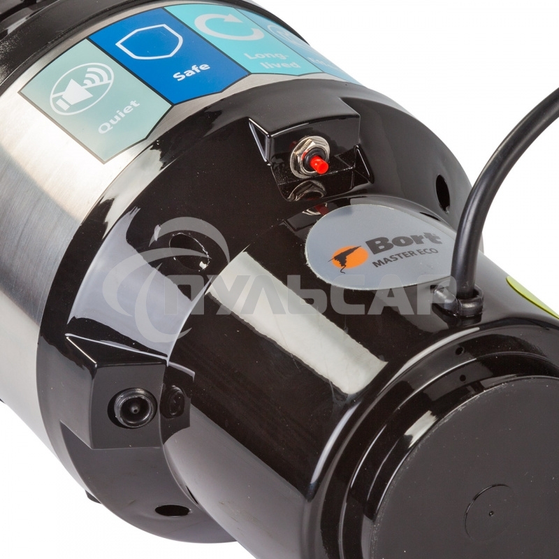 Измельчитель пищевых отходов Bort MASTER ECO (91275752) Число ступеней измельчения 2 ; Система шумоизоляции Да ; Мощность 390 Вт; Объем камеры 1000 мл; Материал камеры Металл ; Система защиты от перегрузки и заклинивания; Скорость холостого хода 2600 об/м