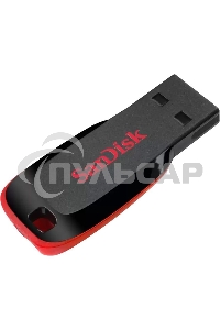 Флешка USB Sandisk 64 Gb Cruzer Blade SDCZ50-064G-B35 USB 2.0 черный/красный