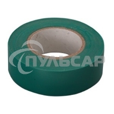 Изолента ПВХ, 19 мм х 20 м, зеленая Сибртех