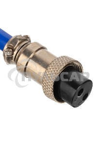 Горелка сварочная TIG WP26, разъем 2 пина, 3 метра Denzel