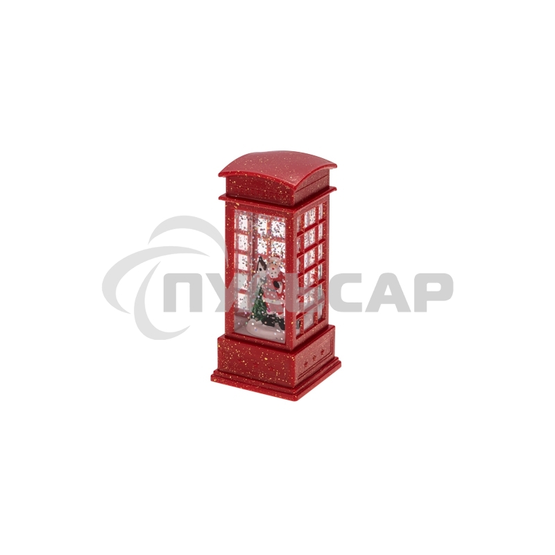 Светильник декоративный (фигура) Neon-night Телефонная будка с эффектом снегопада и подсветкой