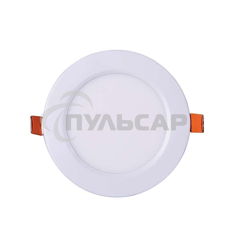 Светильник светодиодный ультратонкий встраив. PPL-R 6Вт 4000К IP40 WH d120мм круглый Jazzway 5008465A