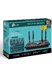 Роутер беспроводной TP-Link Archer AX55 AX3000 10/100/1000BASE-TX черный