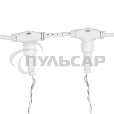 Гирлянда Светодиодный Дождь 2х1,5 м, эффект мерцания, прозрачный провод, 230 В, диоды теплый белый