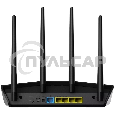 Роутер беспроводной Asus RT-AX57 AX3000 10/100/1000BASE-TX черный