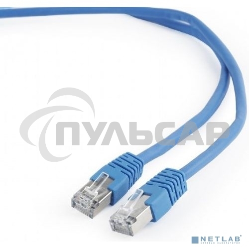 Патч-корд UTP Cablexpert кат.5e 0.25м, литой, многожильный, синий