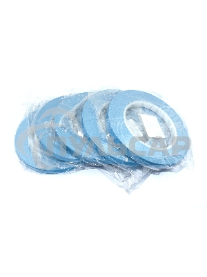 Термоскотч двусторонний 10 мм, 50 м 5 шт синий