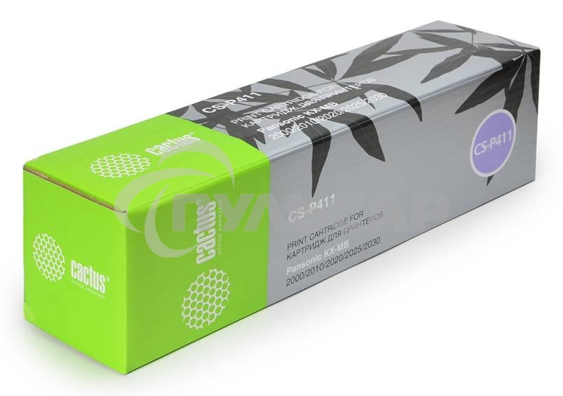 Картридж лазерный Cactus CS-P411 черный (2000 стр.) для Panasonic MB1900/MB2000/MB2010/MB2020/MB2025/MB2030