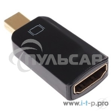 Переходник miniDisplayPort - HDMI, Cablexpert A-mDPM-HDMIF-01, 20M/19F, черный, пакет