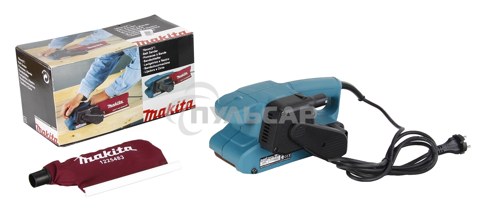 Ленточная шлифовальная машина Makita 9911 650Вт (ширина ленты 76мм)