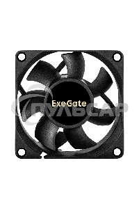 Вентилятор для корпуса ExeGate ExtraPower EP07025S3P черный, 70 мм, 4800 об/мин, 46.2 дБ, 3 pin