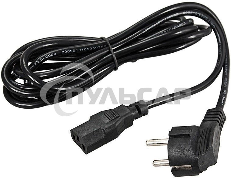 Шнур сетевой Rexant СЕЕ 7/7 (Schuko) – IEC 320 C13 3x0,75мм², длина 1,8м