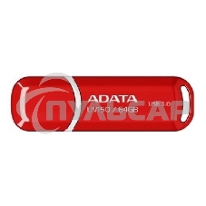 Флешка USB ADATA UV150 (AUV150-64G-RRD), 64 Gb, USB 3.0, R/W 100/30, красный