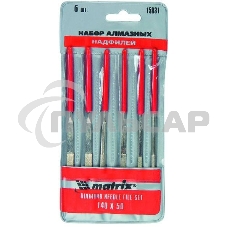 Набор надфилей Matrix алмазных 140х50х3 6шт