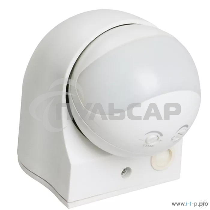 Детектор движения ДД 010 1100Вт угол. обз. 180град. IP44 бел. ИЭК LDD10-010-1100-001