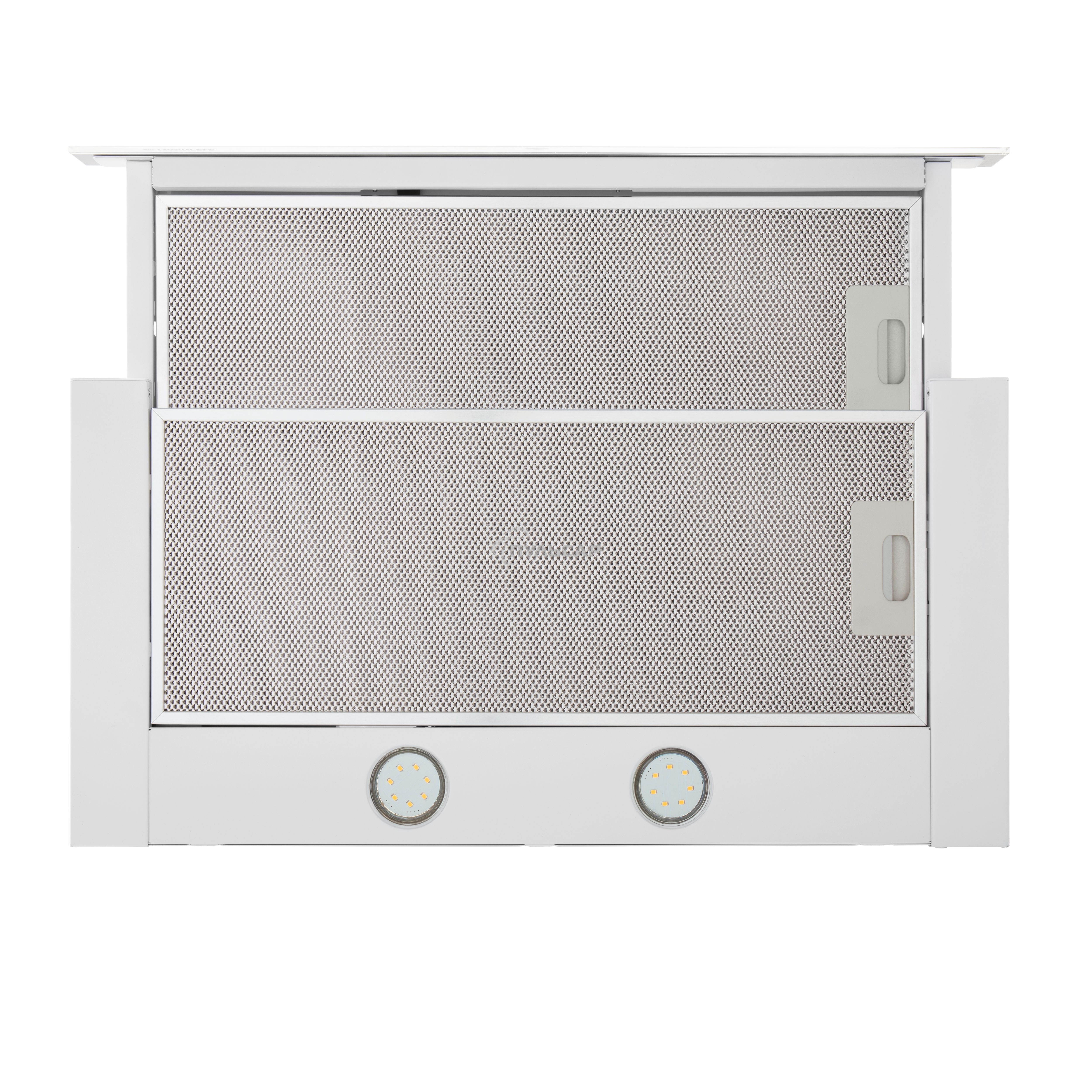 Вытяжка встраиваемая Maunfeld Ouse Touch Glass 60 белый, 60 см, 750 куб. м/ч, 48 дБ