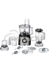 Кухонный комбайн Bosch MCM3501M 800 Вт, Скорости: 2, Блендер 1 л, Чаша 2.3 л, черный/серебристый