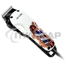 Машинка для стрижки Andis US-1 Fade in Barber Pole Design белый/рисунок