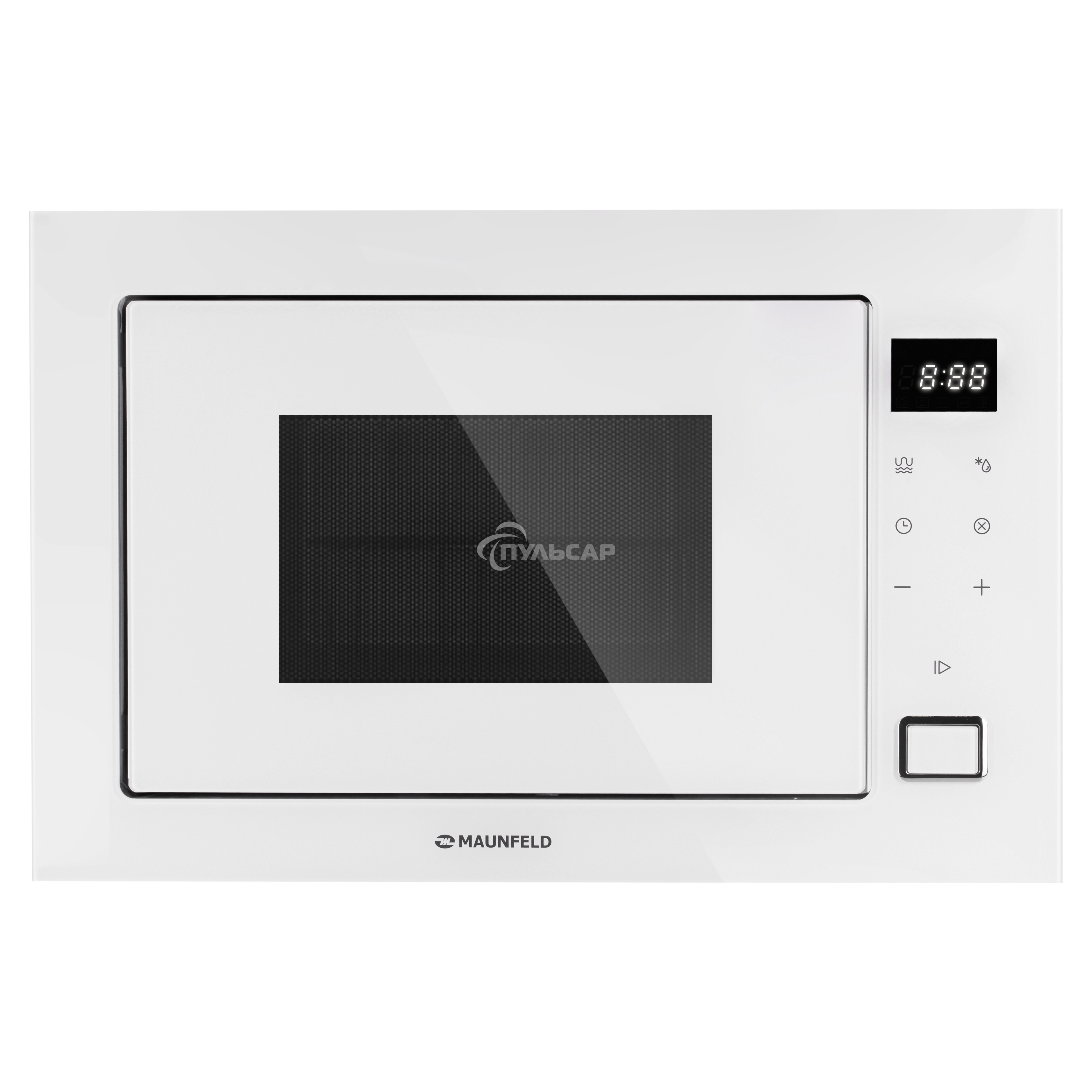 Микроволновая печь встраиваемая Maunfeld MBMO925SGW11 белый, 25 л, 900 Вт, переключатели - сенсор