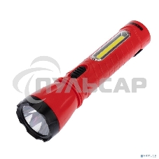 Фонарь рабочий/поисковый Rexant 75-711, головной + боковой свет 1,5 Вт + 5Вт СОВ боковой, встроенный аккумулятор, зарядка напрямую от сети (евророзетка) 220 В