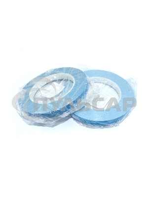 Термоскотч двусторонний 12 мм, 50 м 2 шт синий