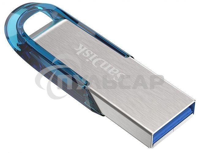 Флешка USB 128Gb SanDisk CZ73 Ultra Flair, USB 3.0, Tropical Blue