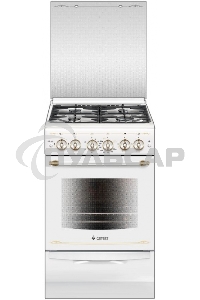 Плита газовая Gefest ПГ 5100-02 0181 белый, конфорок 4 шт, духовка 52 л, 50 см x 85 см x 58.5 см