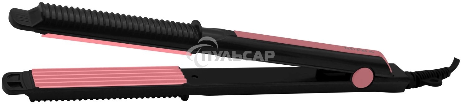 Щипцы Supra HSS-1231G макс.темп.:200С покрытие:керамическое черный/розовый