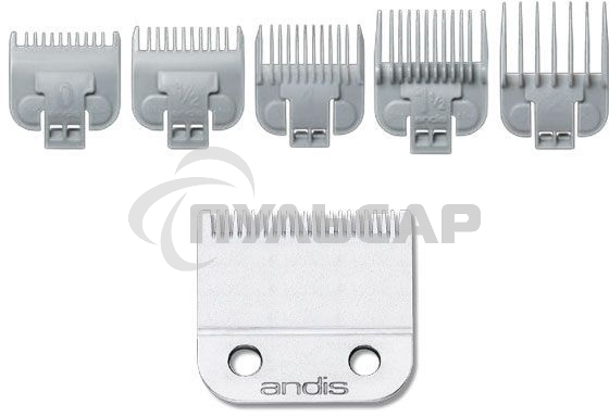 Машинка для стрижки Andis US-1 Fade in Barber Pole Design белый/рисунок