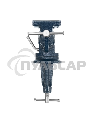 Тиски слесарные, настольные, поворотные, ширина рабочих губок 50 мм, наковальня Сибртех