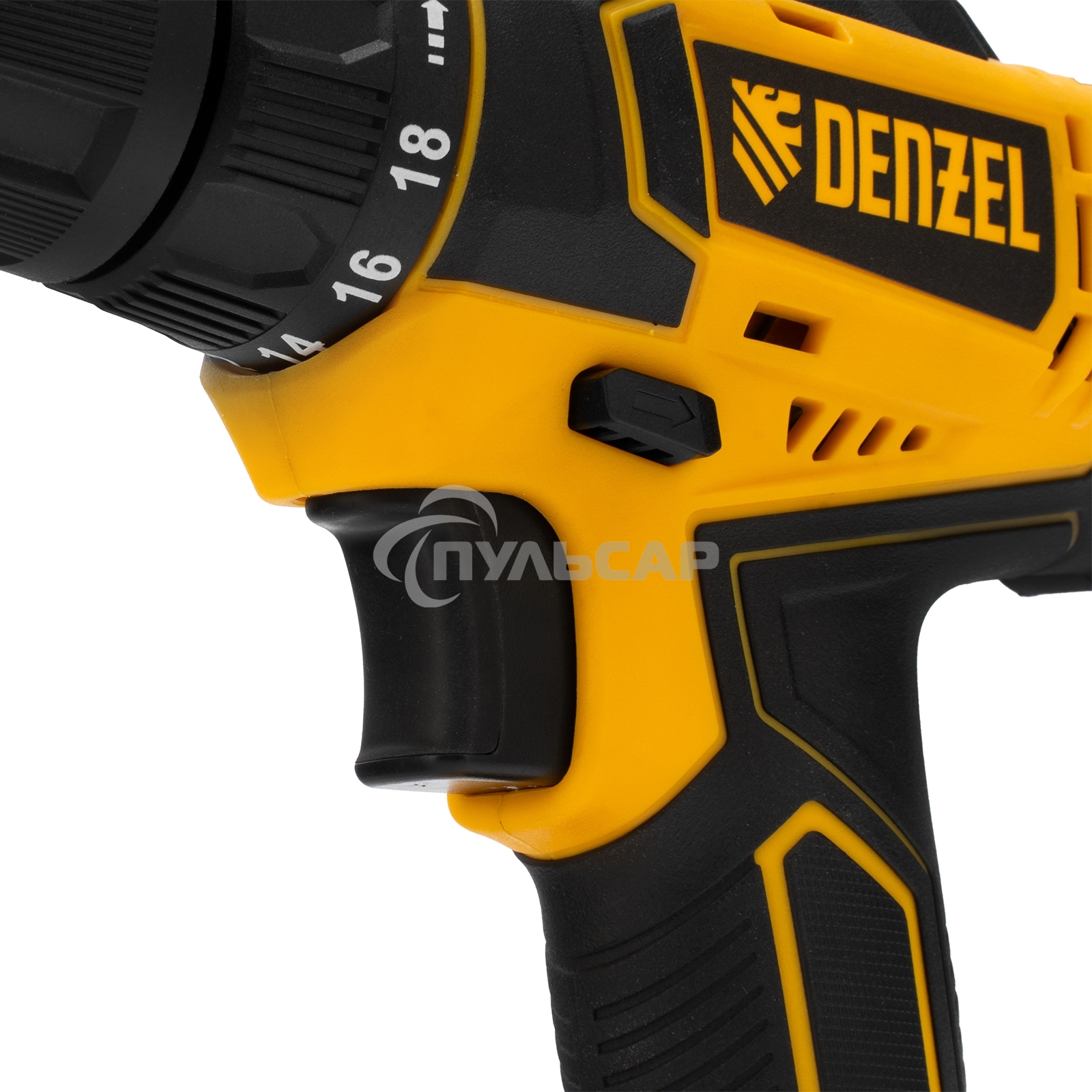 Дрель-шуруповерт Denzel CDL-18-0, Аккумуляторная, 18В, Без АКБ и ЗУ