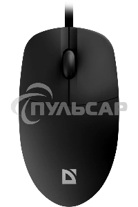 Мышь проводная Defender Azora MB-241 черный, 1200 dpi, USB, кнопки - 3