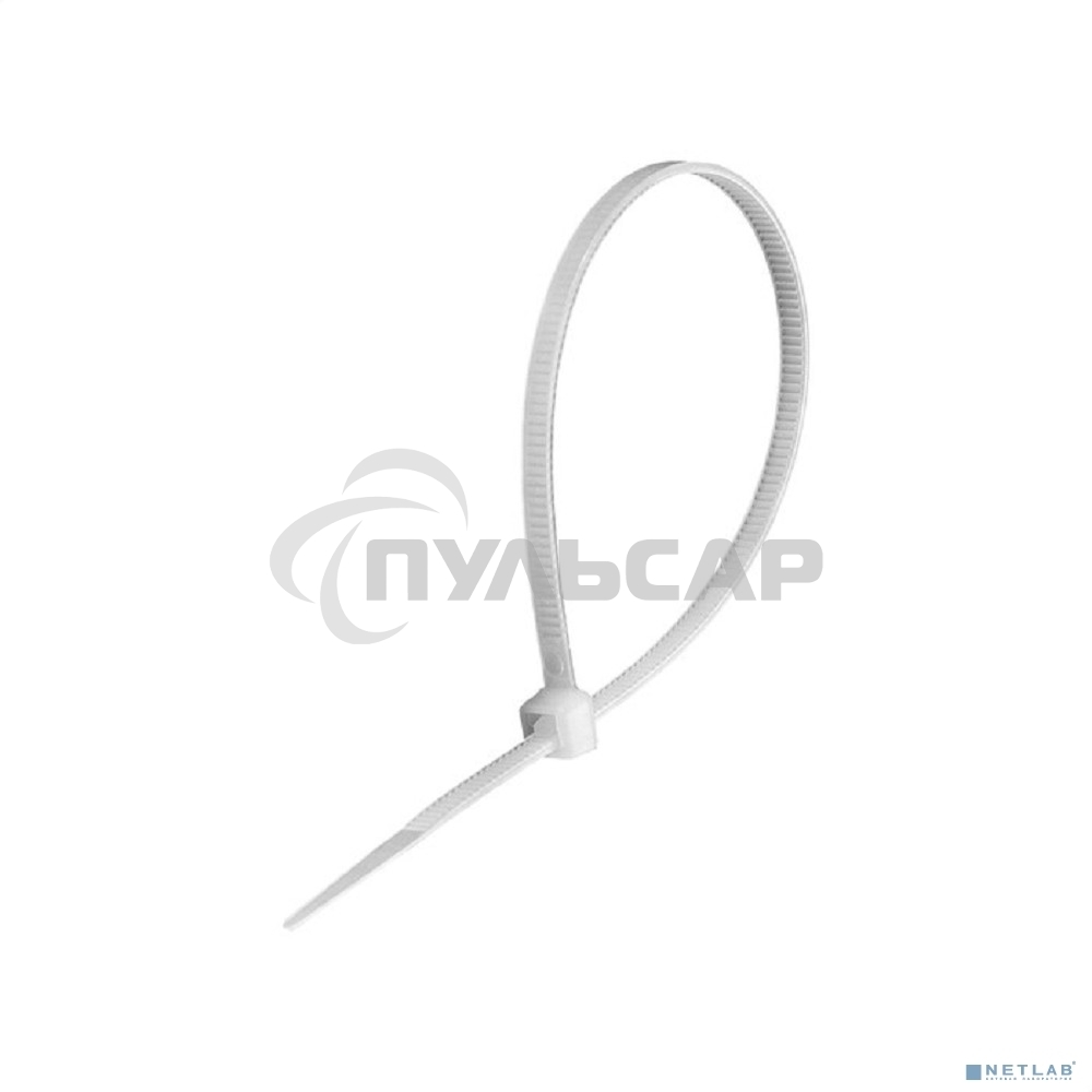 Стяжка (хомут) нейлоновая ExeGate EX293129RUS CV66-500x4.8W (нейлон 6.6, 500x4.8мм, неоткрывающаяся, halogen free, -40°C - +85°C, белая, 100 шт)