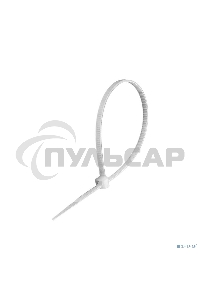 Стяжка (хомут) нейлоновая ExeGate EX293129RUS CV66-500x4.8W (нейлон 6.6, 500x4.8мм, неоткрывающаяся, halogen free, -40°C - +85°C, белая, 100 шт)