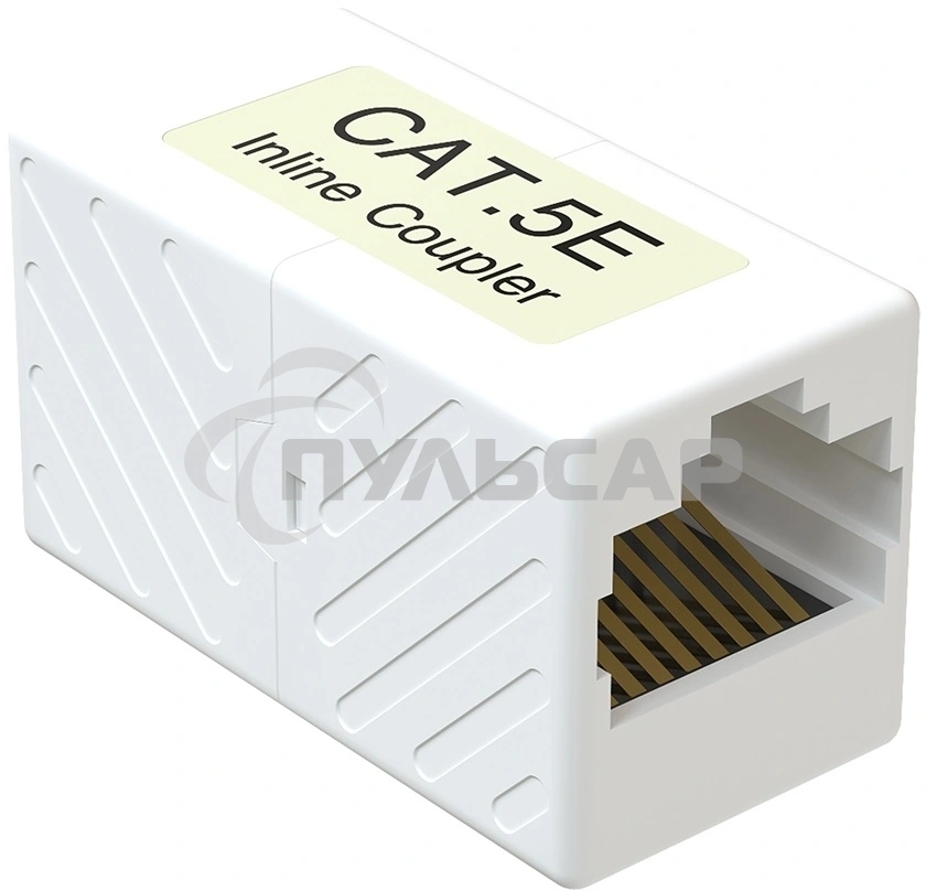 Адаптер Sysmatrix CC RJ45.5EU.WH проходн.RJ45 кат.5E бел.
