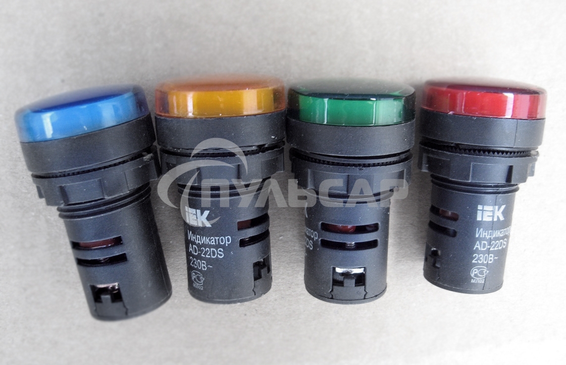 Арматура светосигнальная AD-22DS 240В син. ИЭК BLS10-ADDS-230-K07