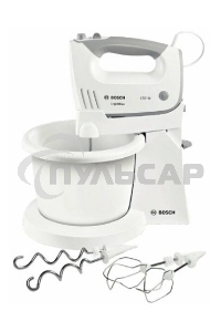 Миксер стационарный Bosch MFQ36460 450Вт белый/серый