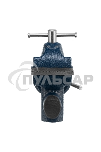 Тиски слесарные, настольные, поворотные, ширина рабочих губок 50 мм, наковальня Сибртех