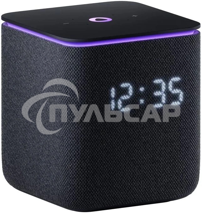 Умная колонка Яндекс Станция Миди, ZigBee, 24Вт, с голосовым ассистентом Алиса на YaGPT, черный