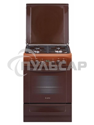 Плита комбинированная Gefest ПГЭ 6102-03 0001 коричневый, конфорок 4 газовых, духовка 55 л, 60 см x 85 см x 60 см