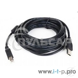Кабель Gembird CCF-USB2-AMBM-6 USB 2.0 кабель PRO для соед. 1.8м AM/BM позол.конт., фер.кол., пакет